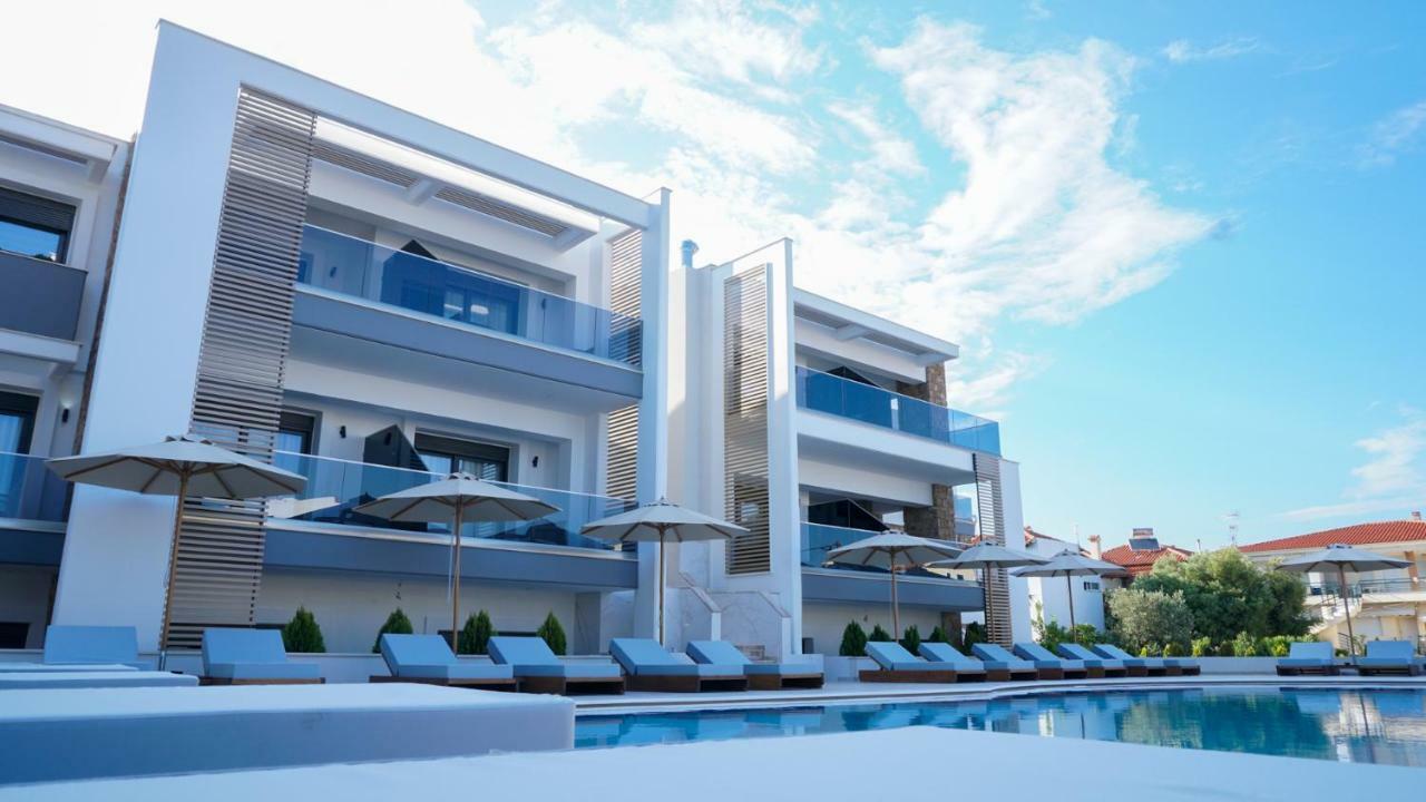 Agnes Deluxe Hotel Pefkochori Bagian luar foto