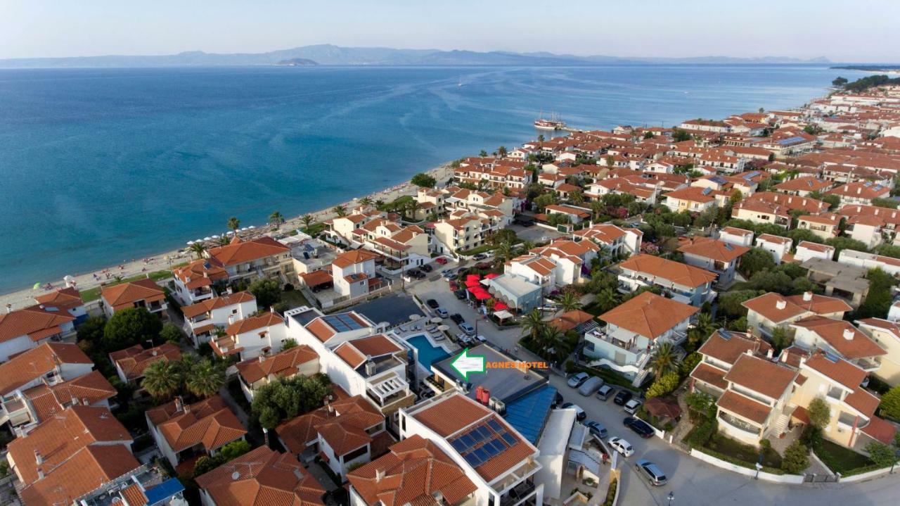 Agnes Deluxe Hotel Pefkochori Bagian luar foto